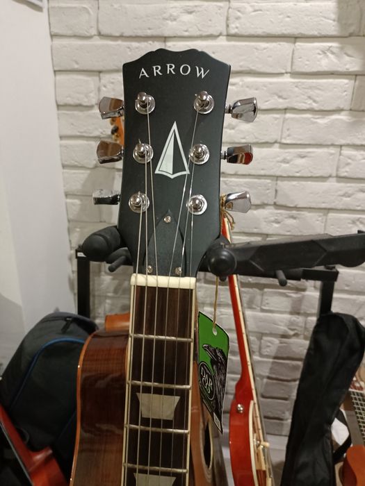 Gitara Elektryczna Arrow LP 22 ACTIVE NIGHT BLACK MAT ROSEWOOD - Nowa