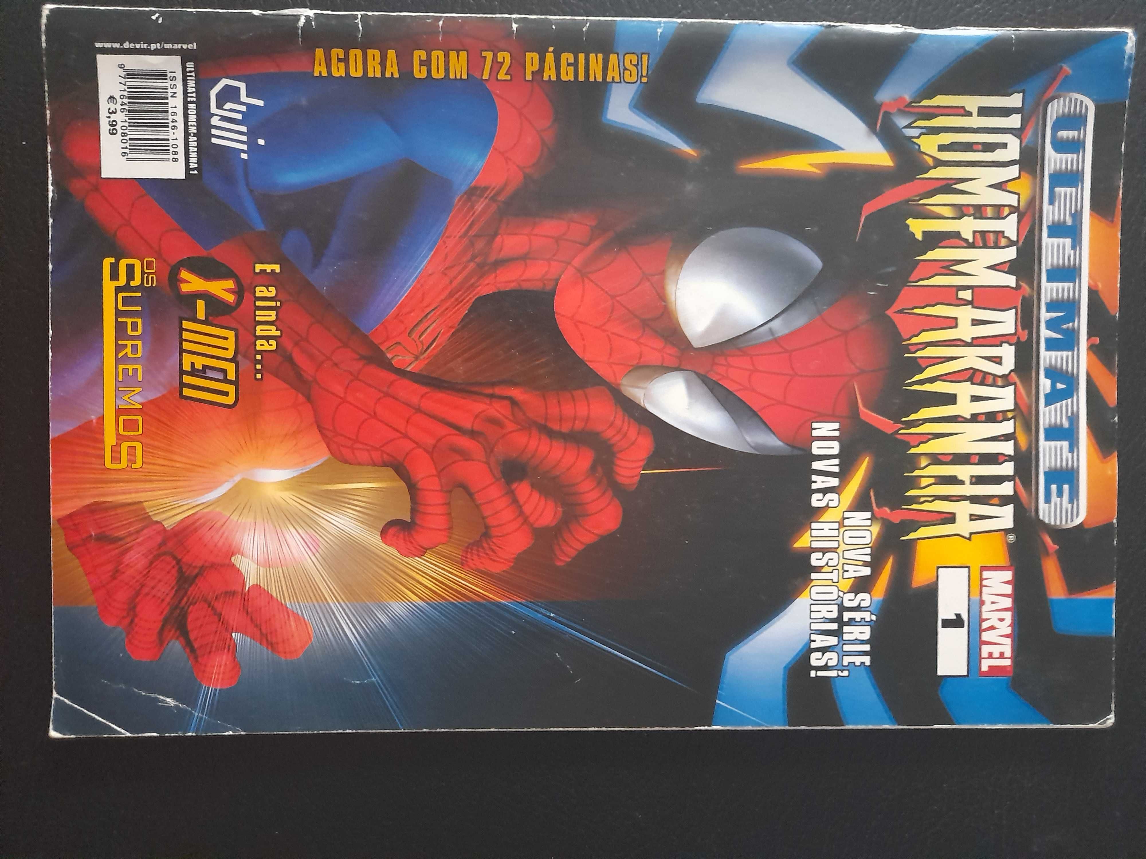 Várias banda desenhadas Marvel e outras. Em estado razoável