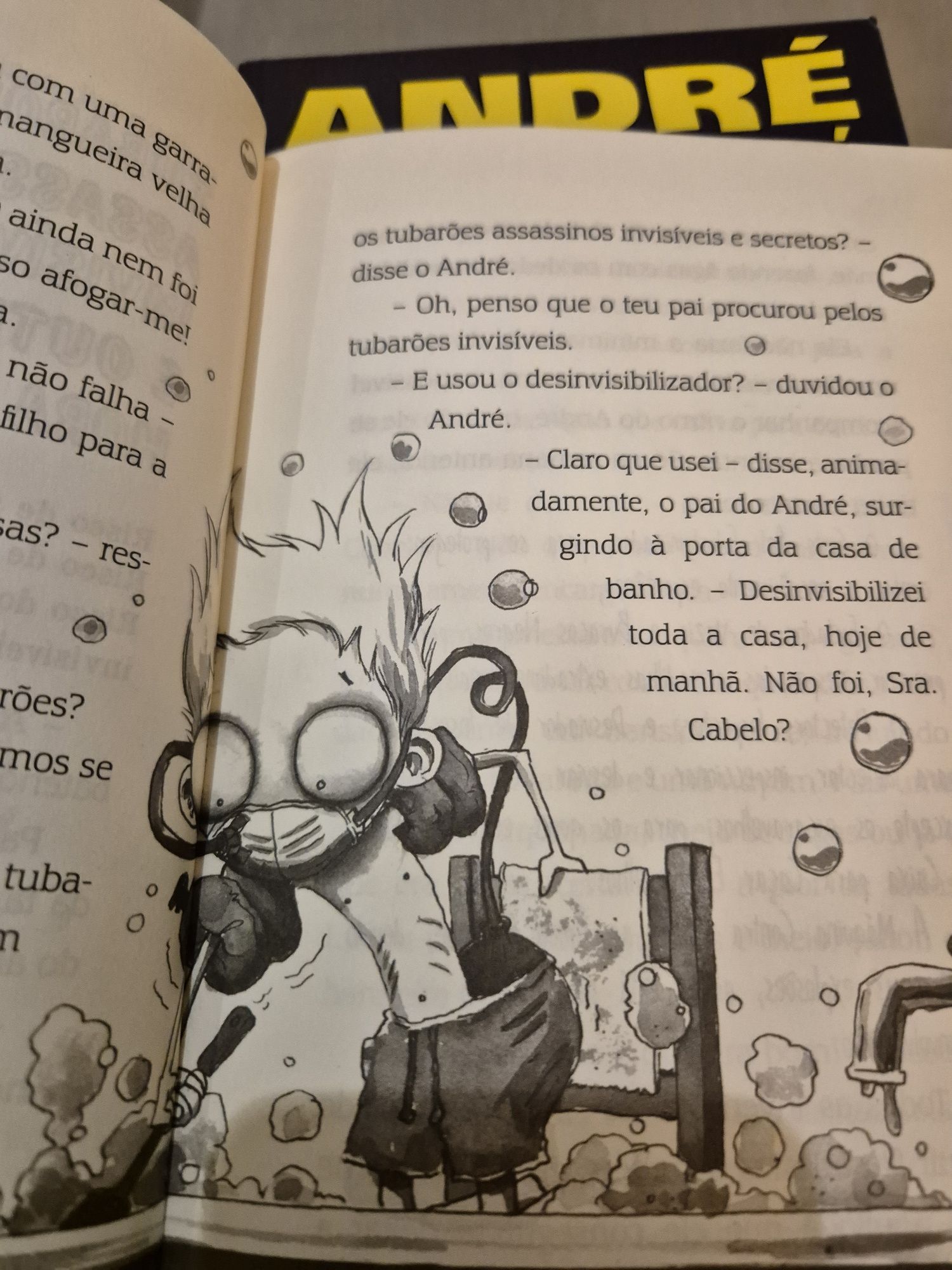 4 livros  da coleção André cabelo en pé co.o novos