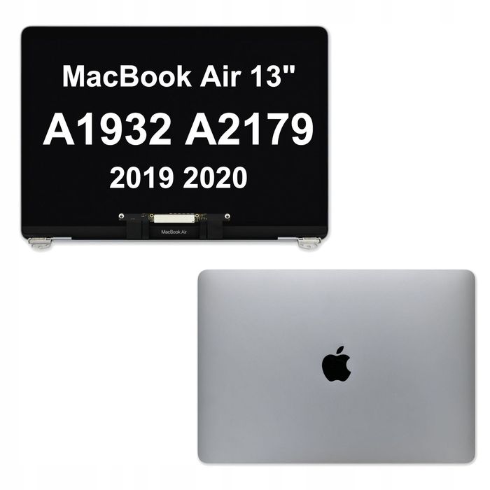 Ekran Matryca Skrzydło Komplet MacBook Air 13" A2179 A1932 Space Gray