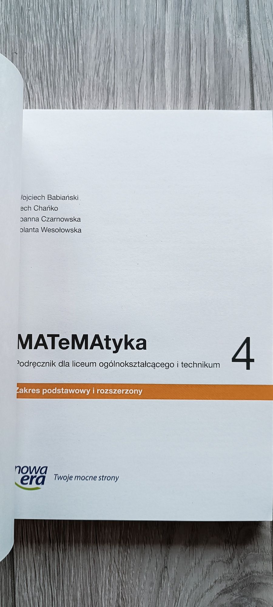 Matematyka 4 zakres podstawowy i rozszerzony dla liceum i tech. nowa