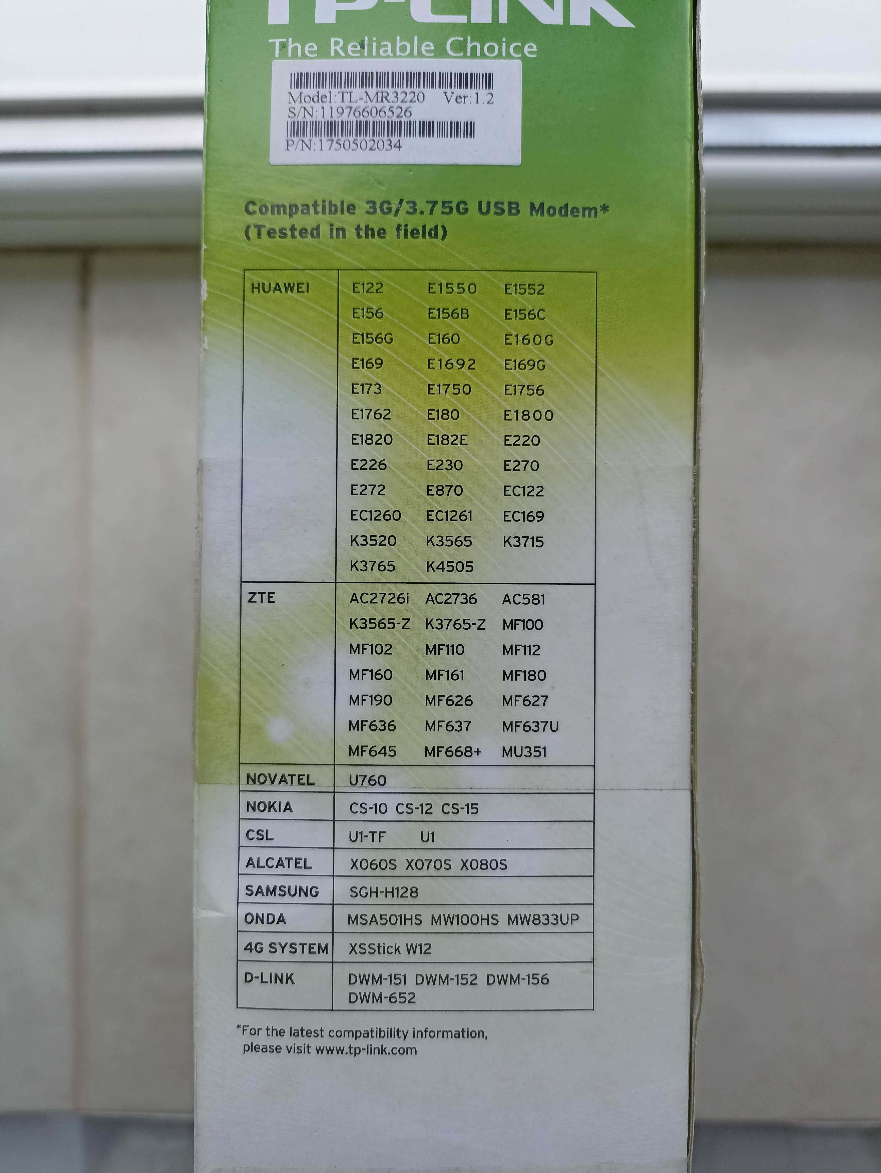 Wi-Fi маршрутизатор TP-LINK TL-MR3220 v1.2 на OpenWrt