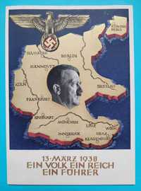 Niemiecka kartka pocztowa 1938 - Adolf H. (324A)