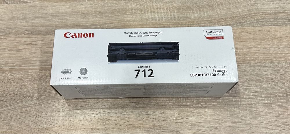 Оригінальний картридж Canon 712 (новий, запечатаний)
