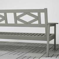 Ikea BONDHOLMEN sofa ławka 2-osobowa szary 139x81x73 704.206.53 NOWA