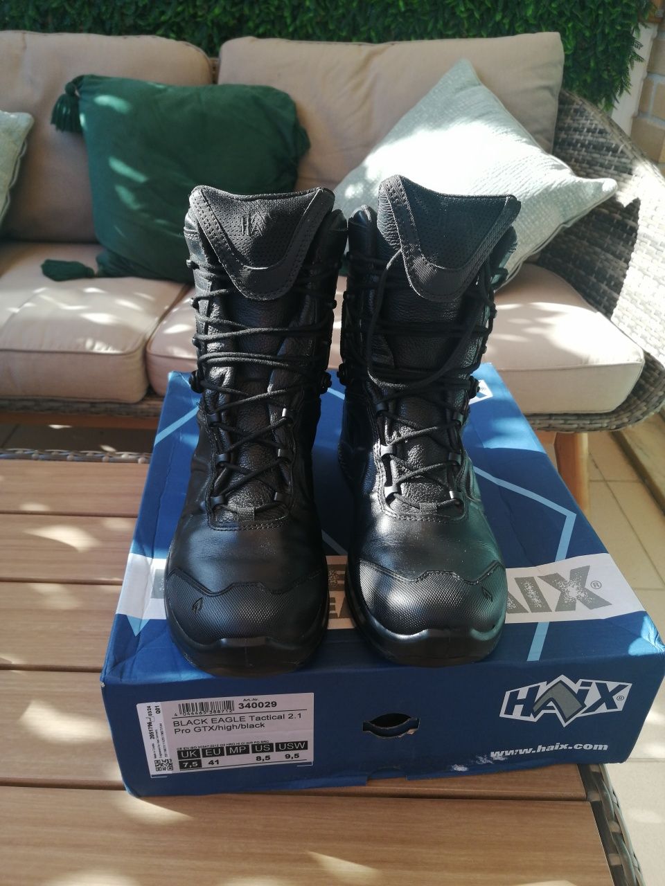 Botas Haix Black Eagle Tactical 2.1 GTX Pro high