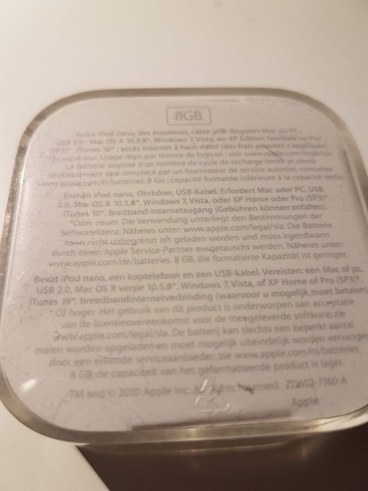 iPod nano 6. generacji 8 GB – Sprawny!