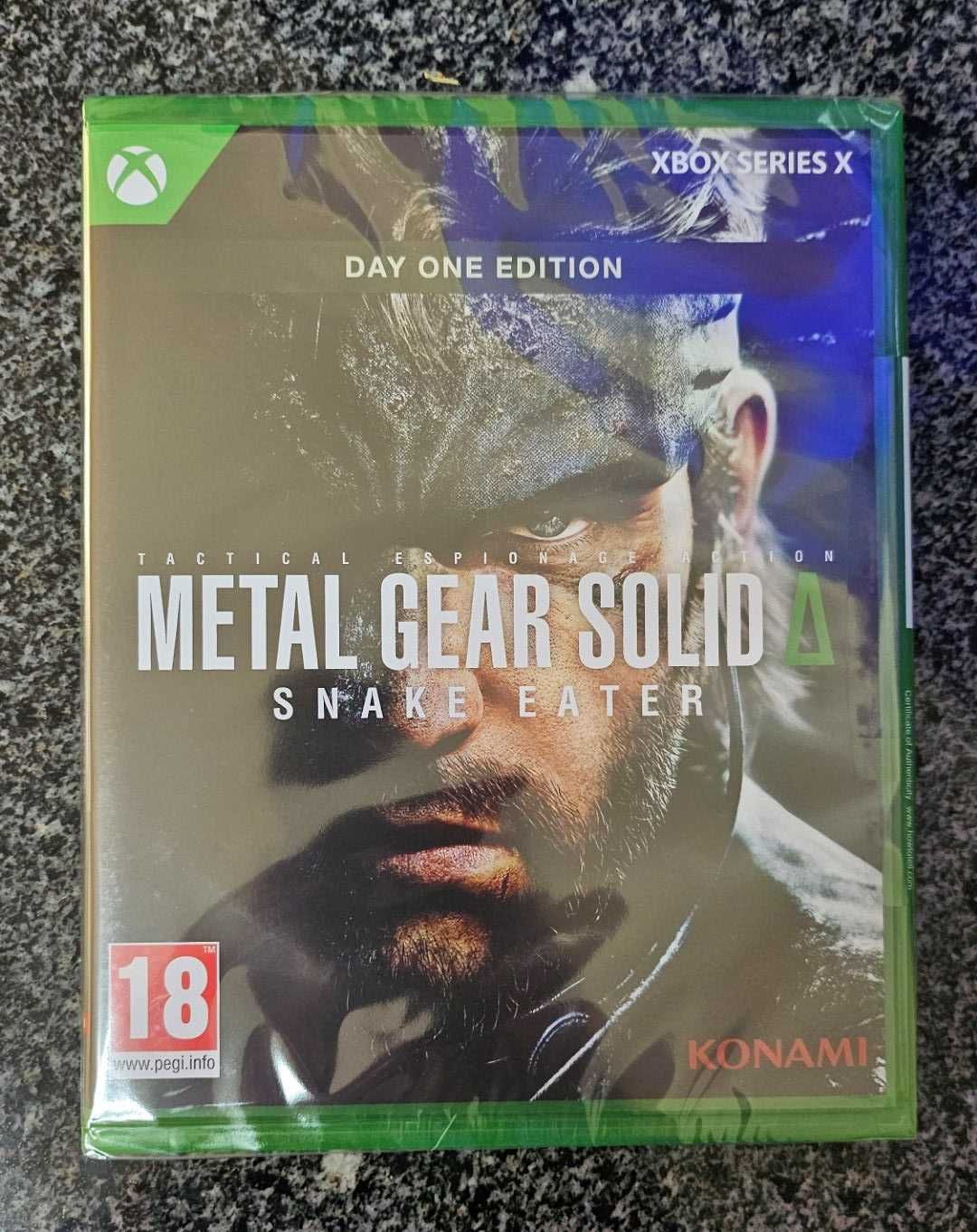 Metal Gear Solid Delta Snake Eater D1 Edition Xbox versão PT selo IGAC