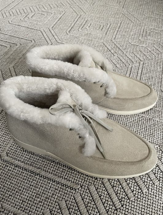 жіночі зимові лофери з хутром