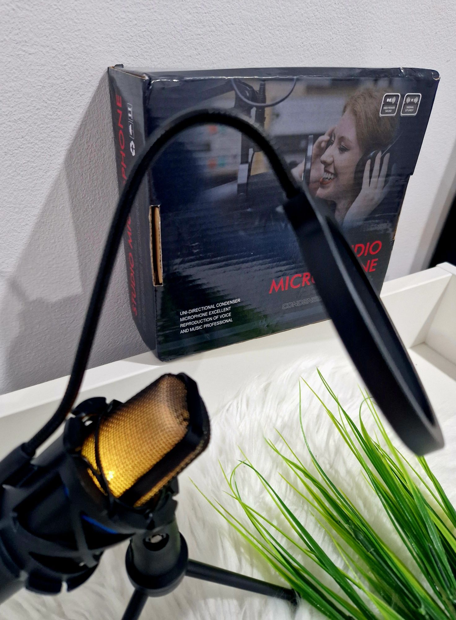 Microfone RGB novo