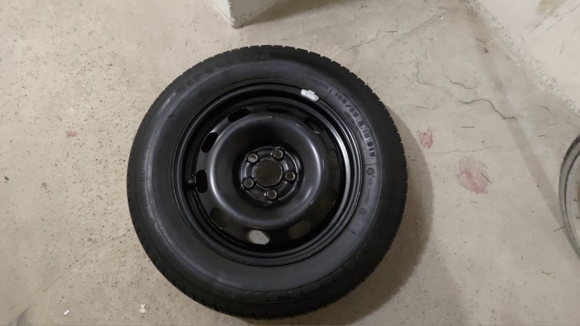 Felga stalowa 15" szerokość 6cali 6Jx15H2 ET38 5x100 195/65 R15 91V fi
