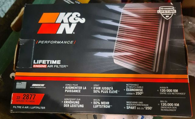 K&N Filters 33-2877 Filtr powietrza