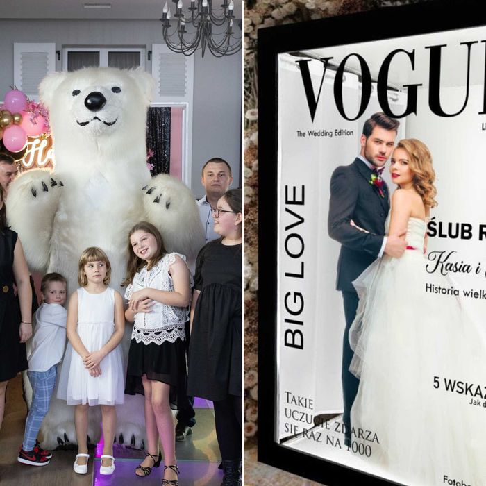 Biały miś / Fotobudka 360 / Fotolustro / Ciężki dym / Wiatraki iskier