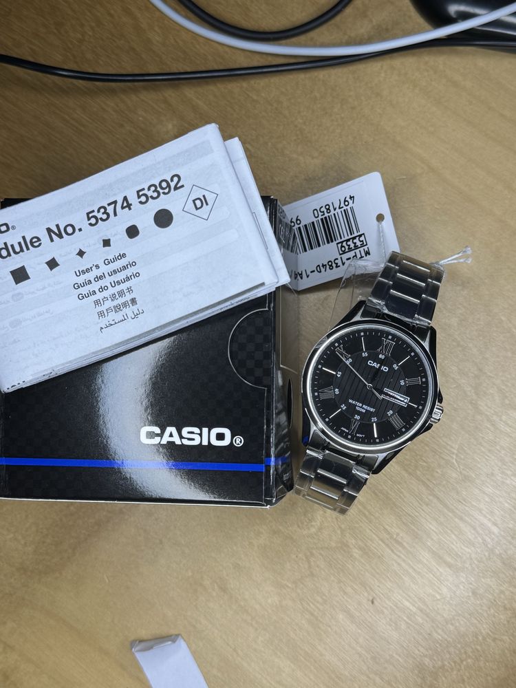 Годинник чоловічий Casio MTP-1384D-1A Оригінал Гарантія Часы мужские