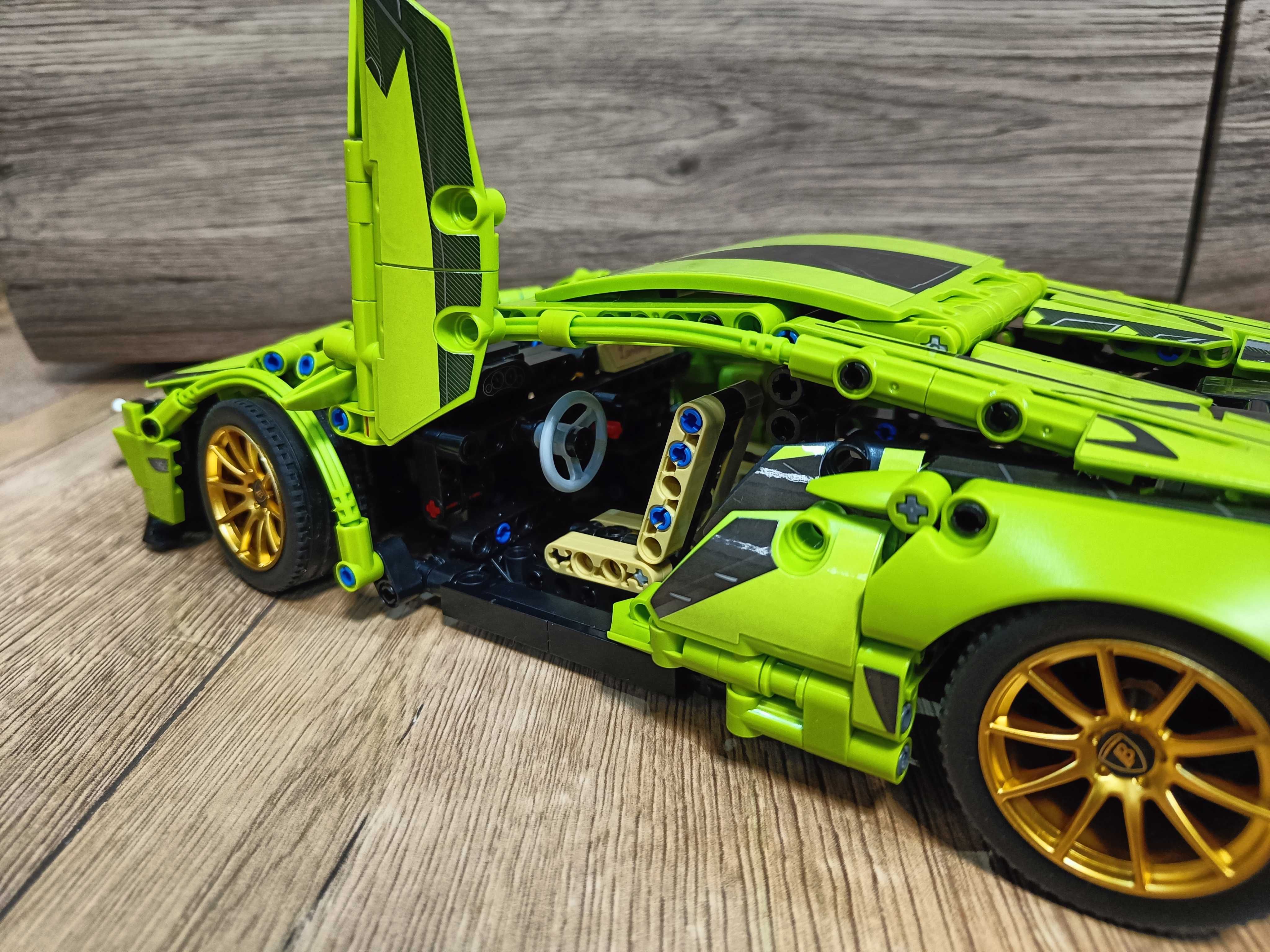 Lamborghini Sian klocki jak LEGO sterowanie z pilota polecam!!