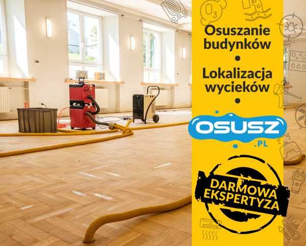 Osuszanie budynków, Osuszanie po zalaniu mieszkania, domu, Osuszacz