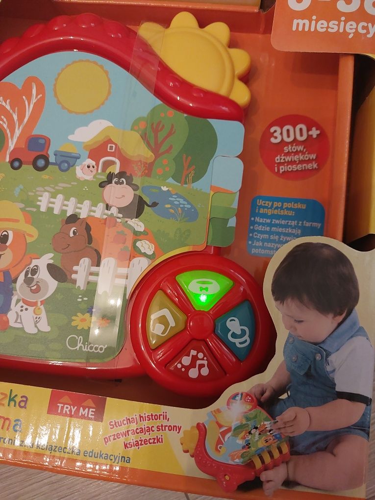 Zabawka książka interaktywna ABC Farma 6- 36 m, Chicco