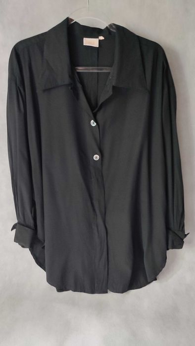 Bluzka damska koszula z długim rękawem plus size rozmiar 42/44