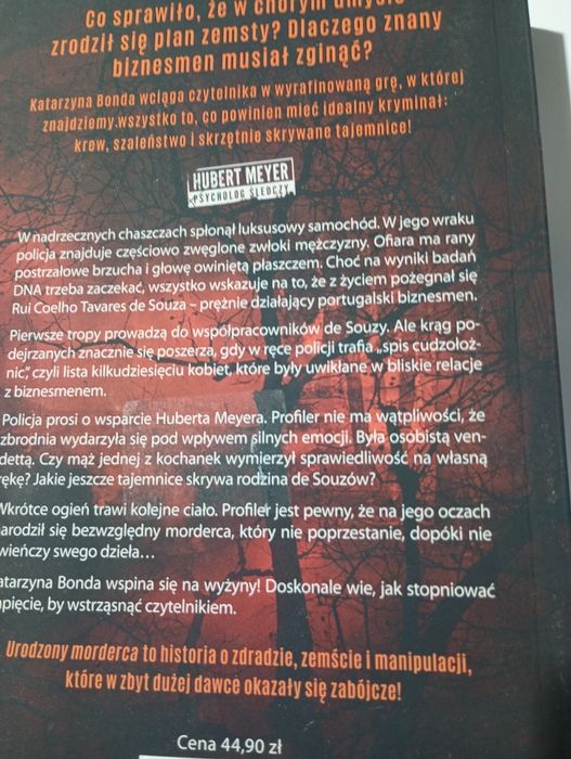 Katarzyna Bonda - Urodzony morderca.