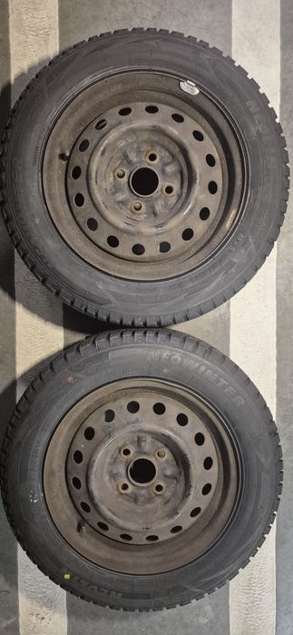 Nowe dwie opony Neolin NeoWinter 175/65 R14 + felgi toyota yaris II