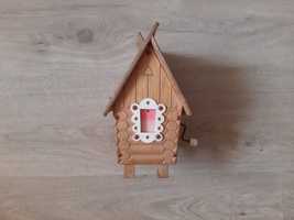 Советская игрушка деревяный домик с музыкой