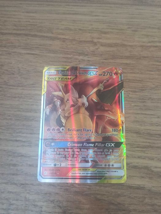 Karta pokémon Charizard&Braixen