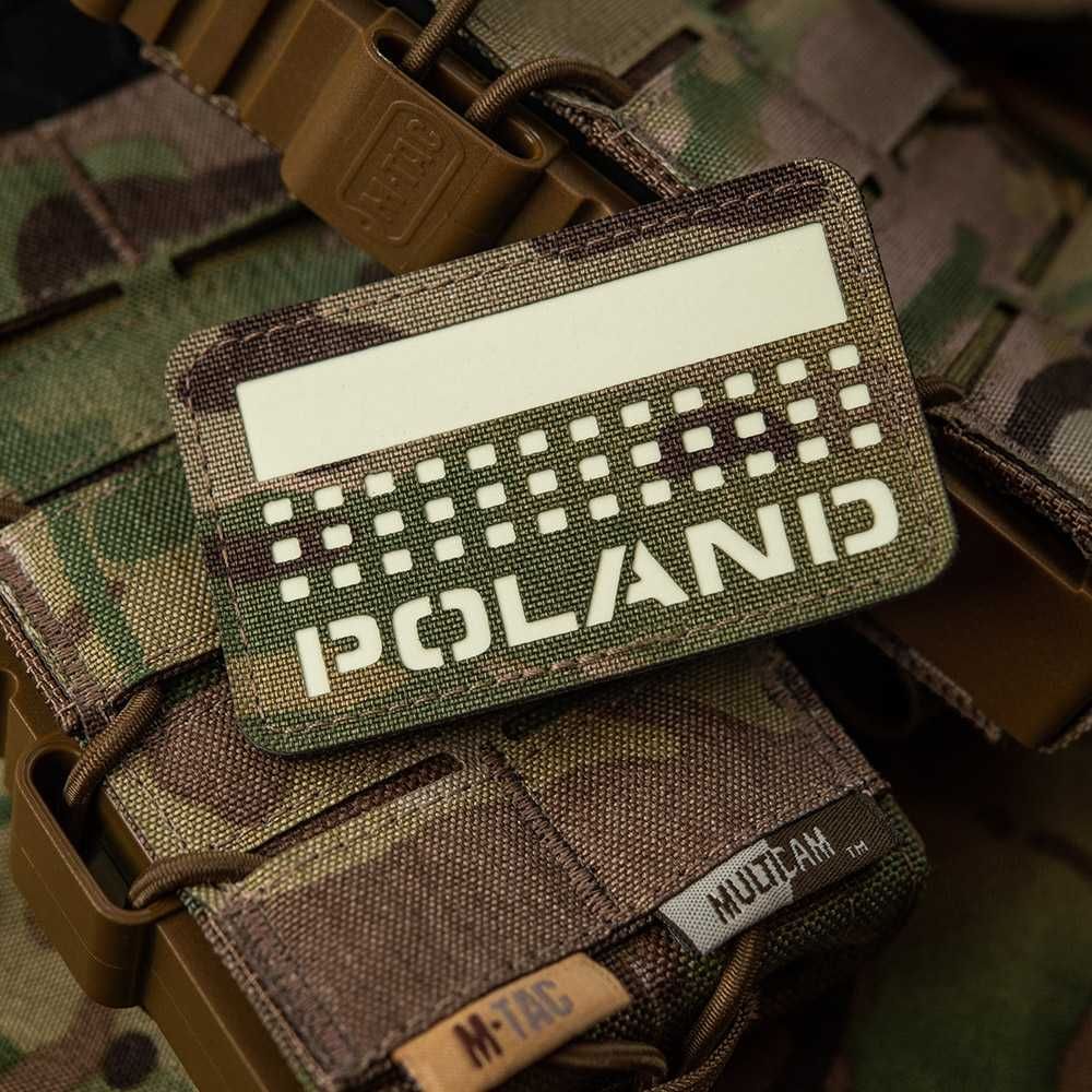 M-Tac Naszywka Patch Flaga Poland Laser Cut Multicam Luminate