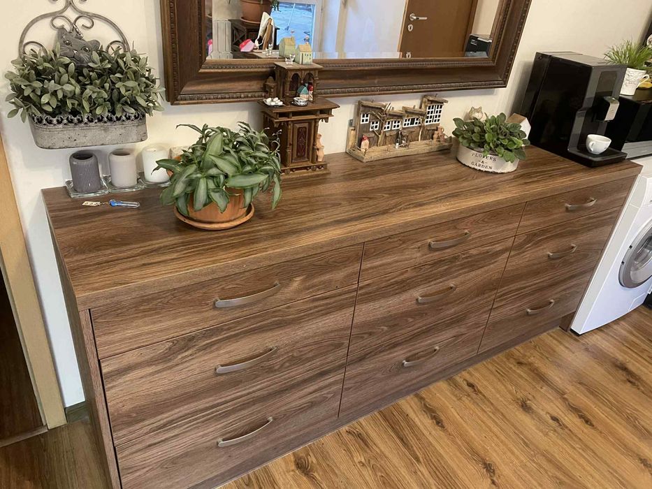 Kuchnia (szafki) + pochłaniacz + komoda