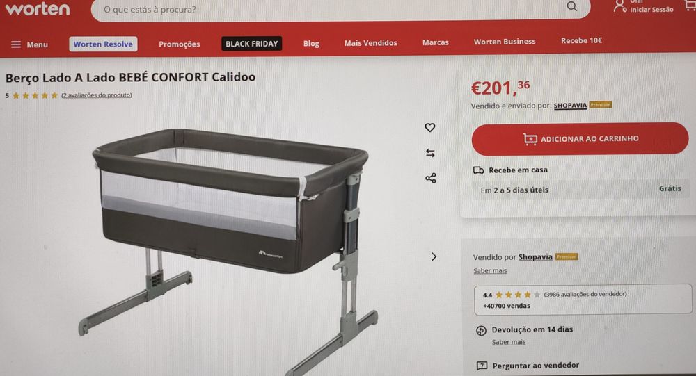 Berço safety 1st calidoo