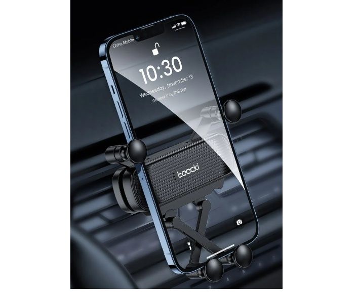 Автомобильный держатель телефона Toocki,  Black