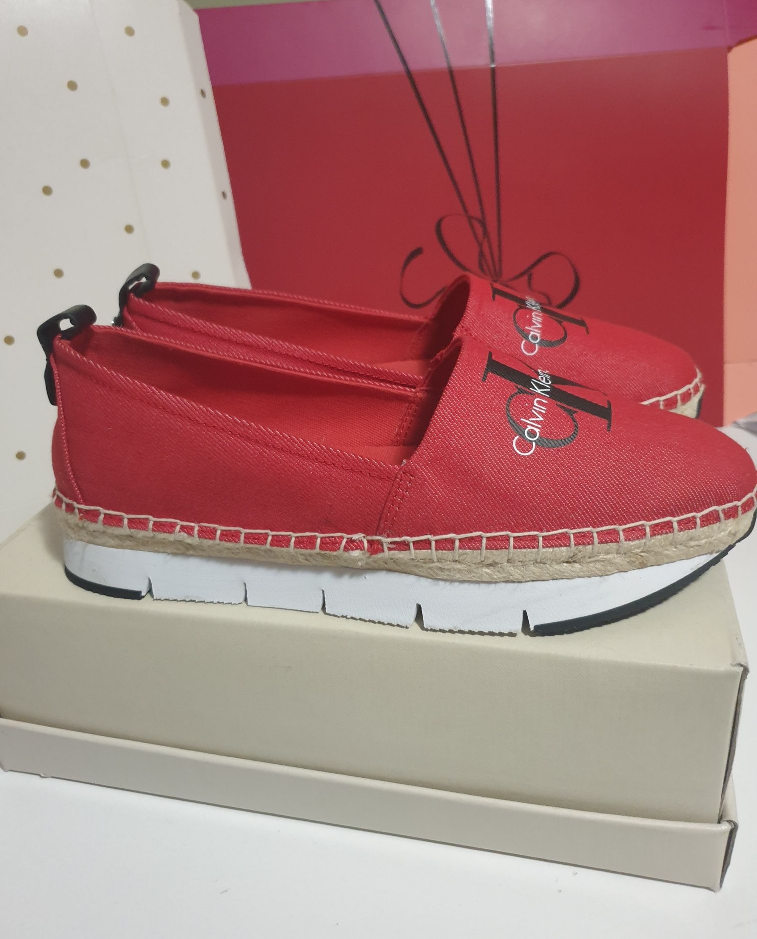 Calvin Klein Jeans espadryle Genna rozmiar 39 jak NOWE