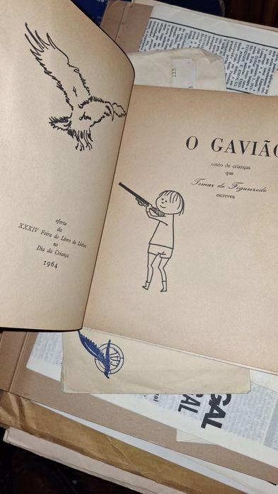 Tomaz de Figueiredo O Gavião livro raro 1974