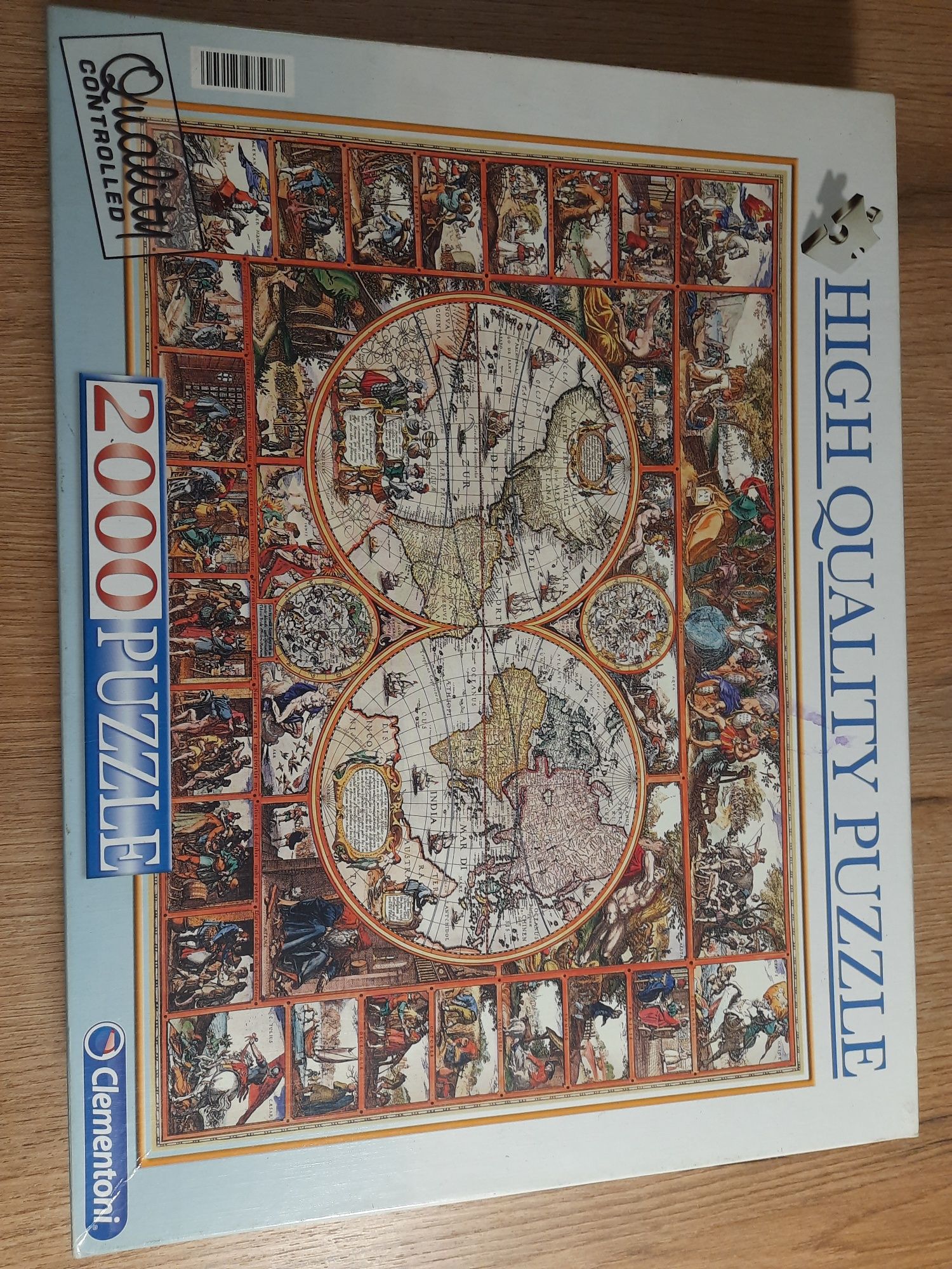 Puzzle mapa świata
