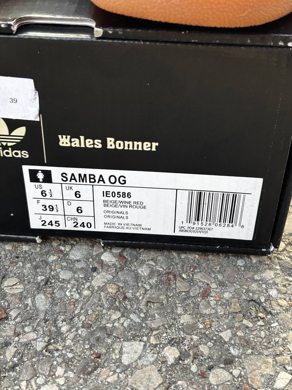 Adidas Samba Wales Bonner White