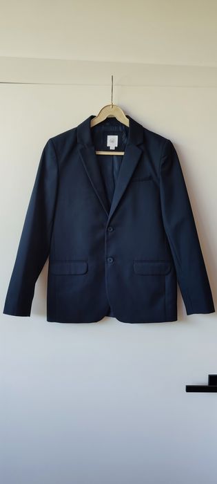 Granatowy garnitur młodzieżowy, rozm.158/164