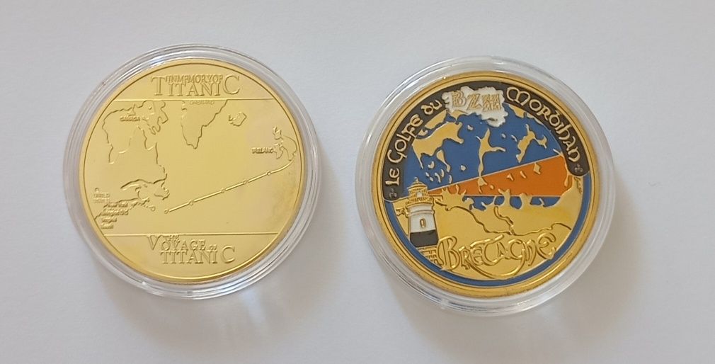 2 medalhas do Titanic