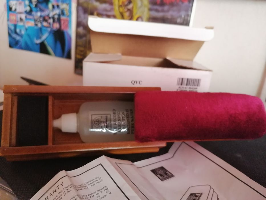 Винтажная щётка, ручной работы, для очистки винилловых пластинок