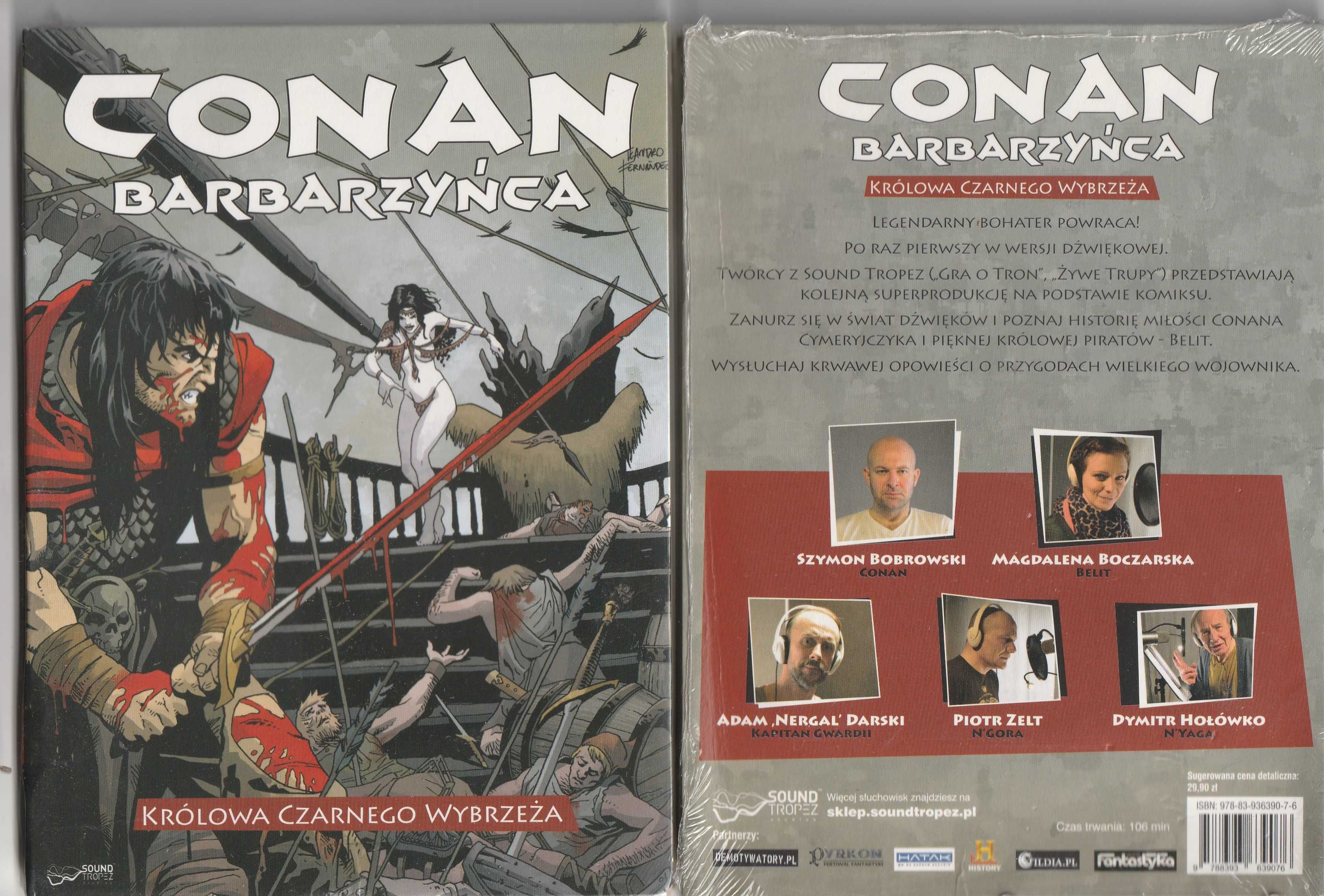 Conan Barbarzyńca Królowa Czarnego Wybrzeża CD MP3