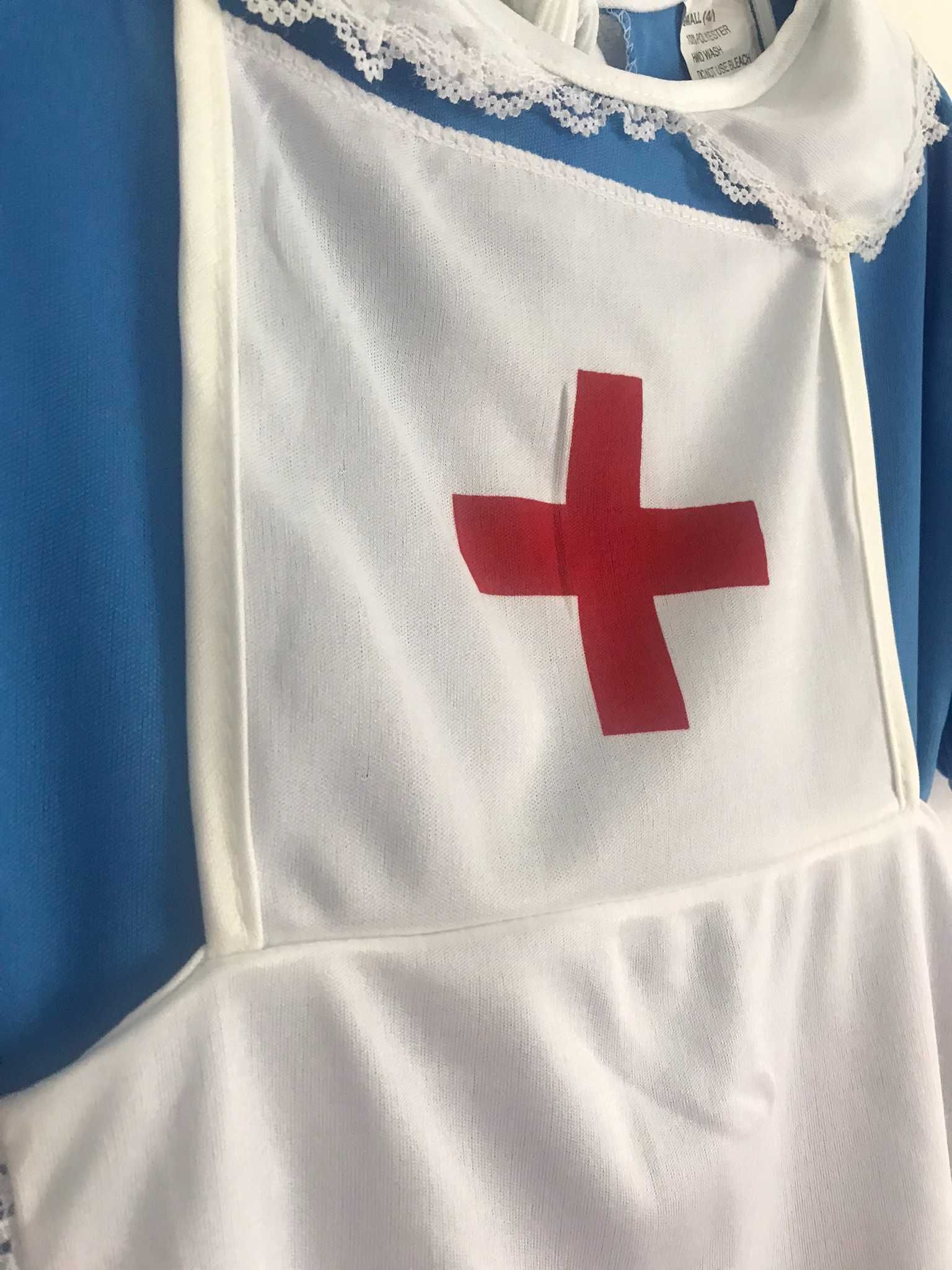 Fatos de carnaval disfarce de Enfermeira 4-6 anos