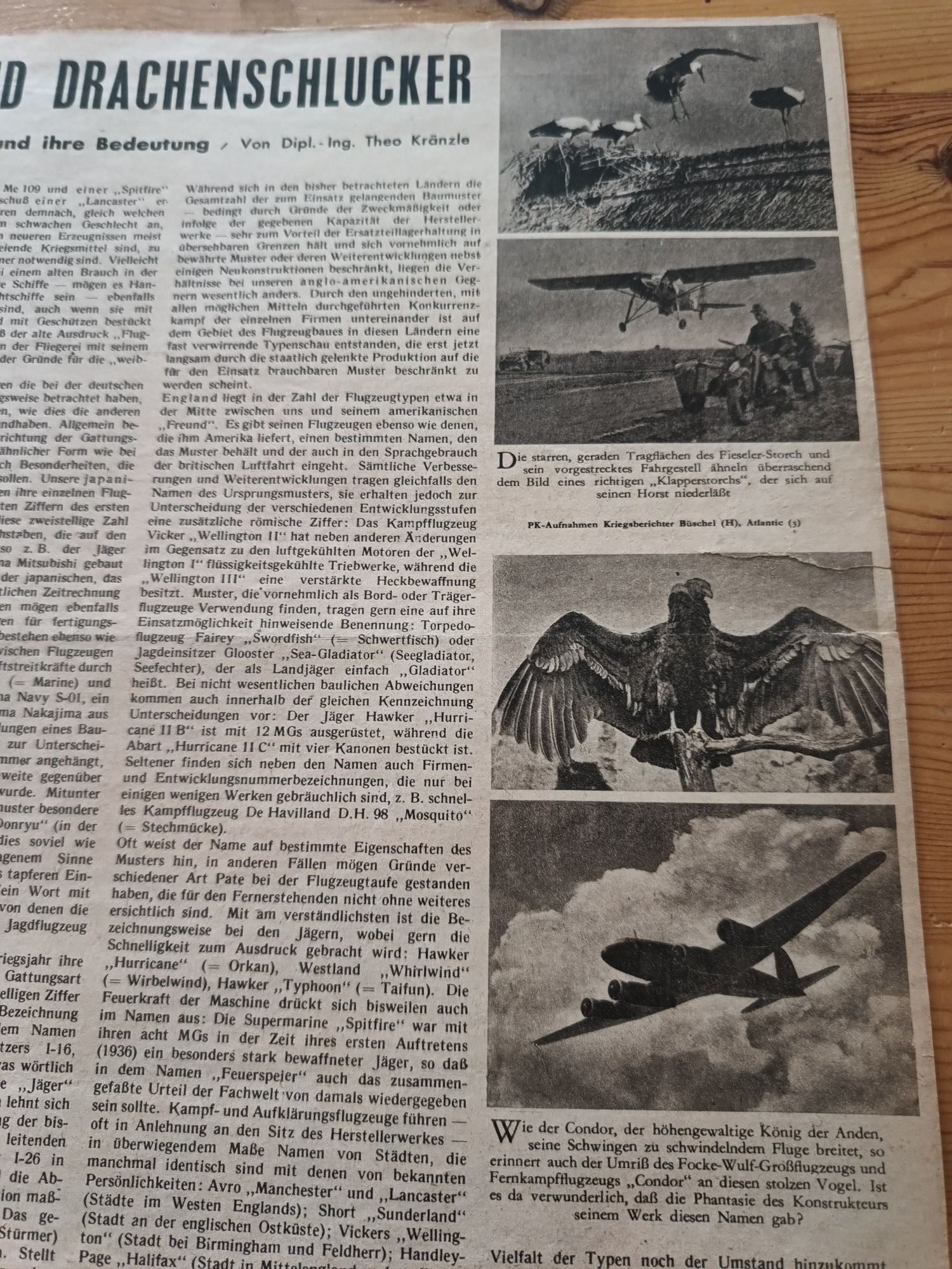 Stara gazeta Adler 1944