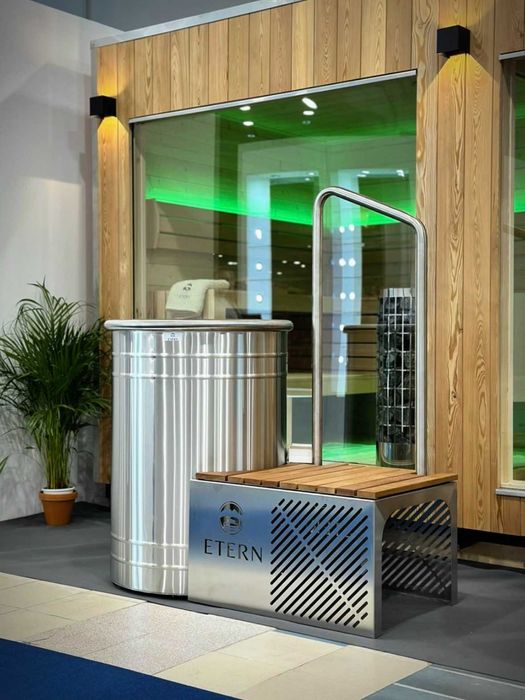 Sauna z przedsionkiem 6-osobowa, piec 9kW, sterowanie WIFI, PREMIUM