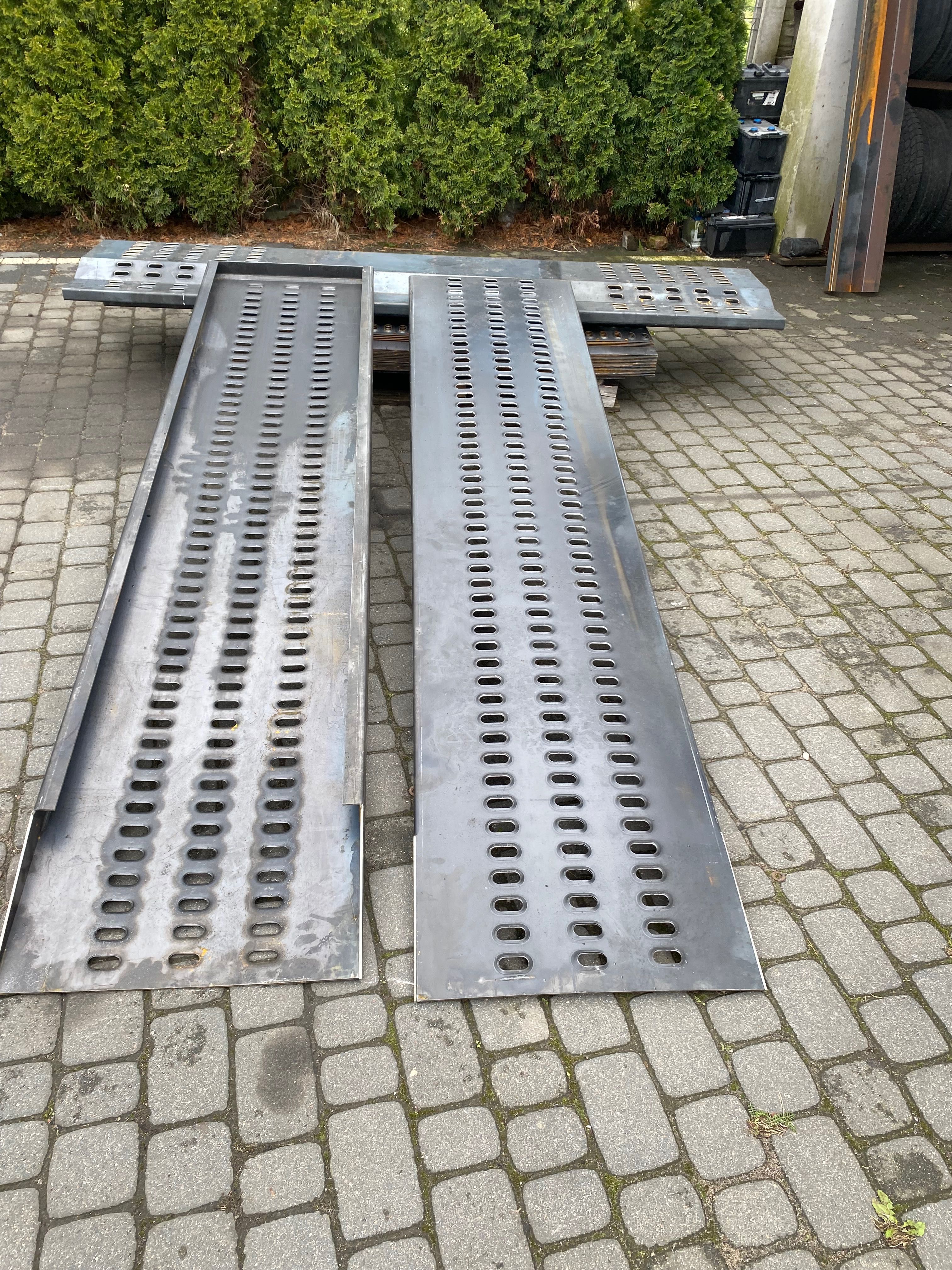 Bardzo mocne najazdy trapy stalowe do ciężarówki panele