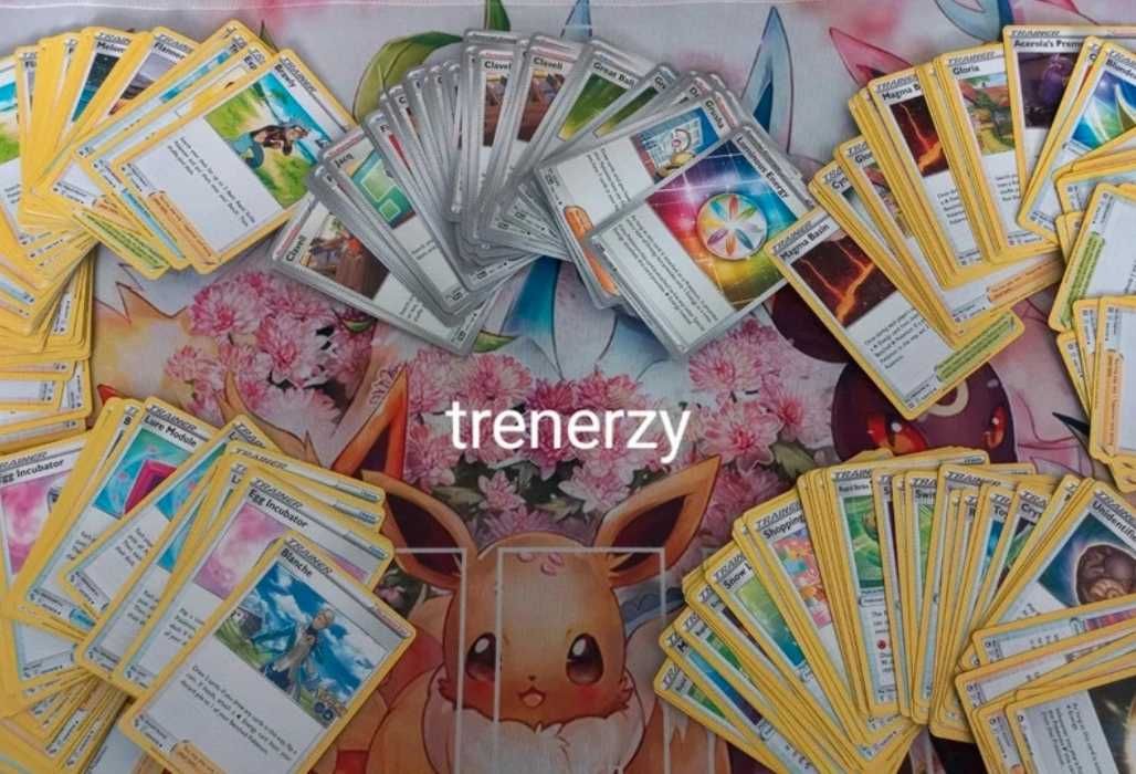 100 kart trenerów pokemon