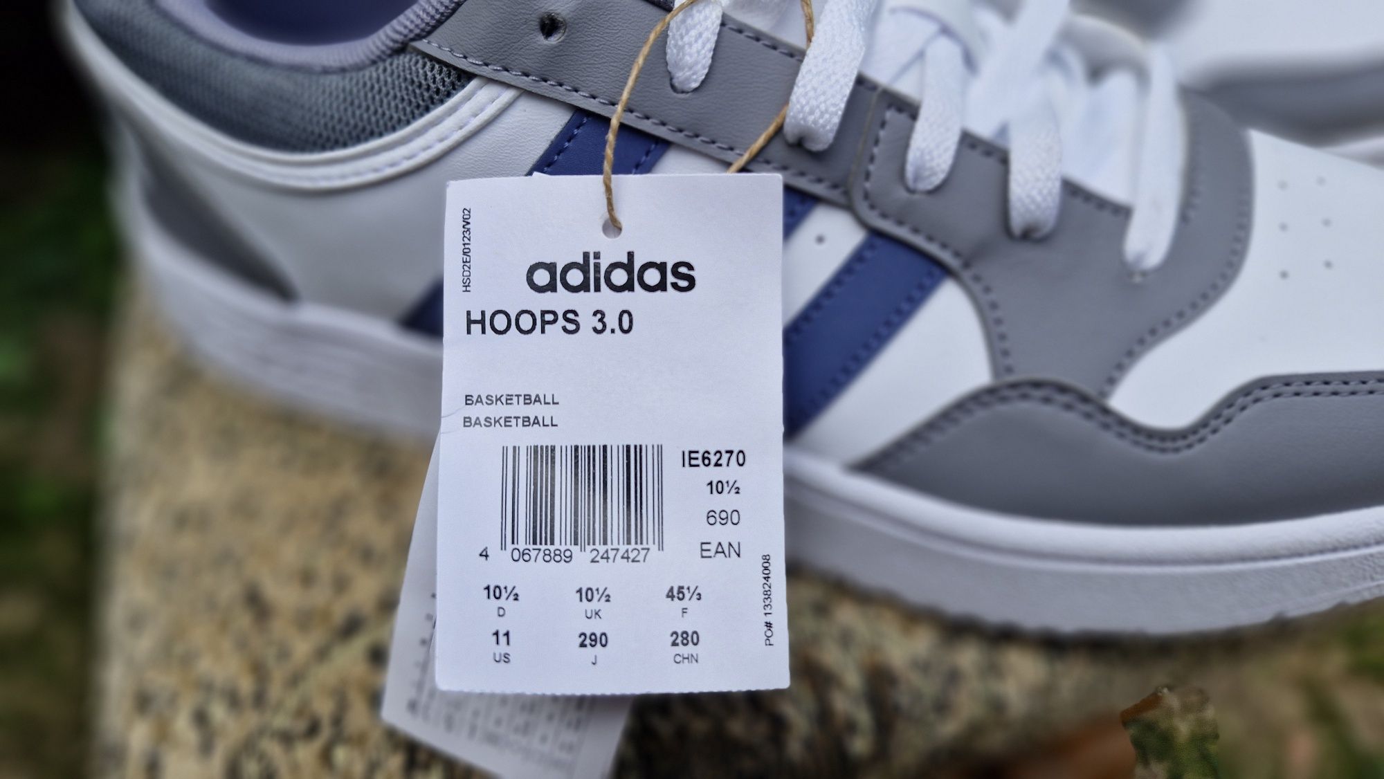 Кросівки Adidas Hoops 3.0.Розмір 45