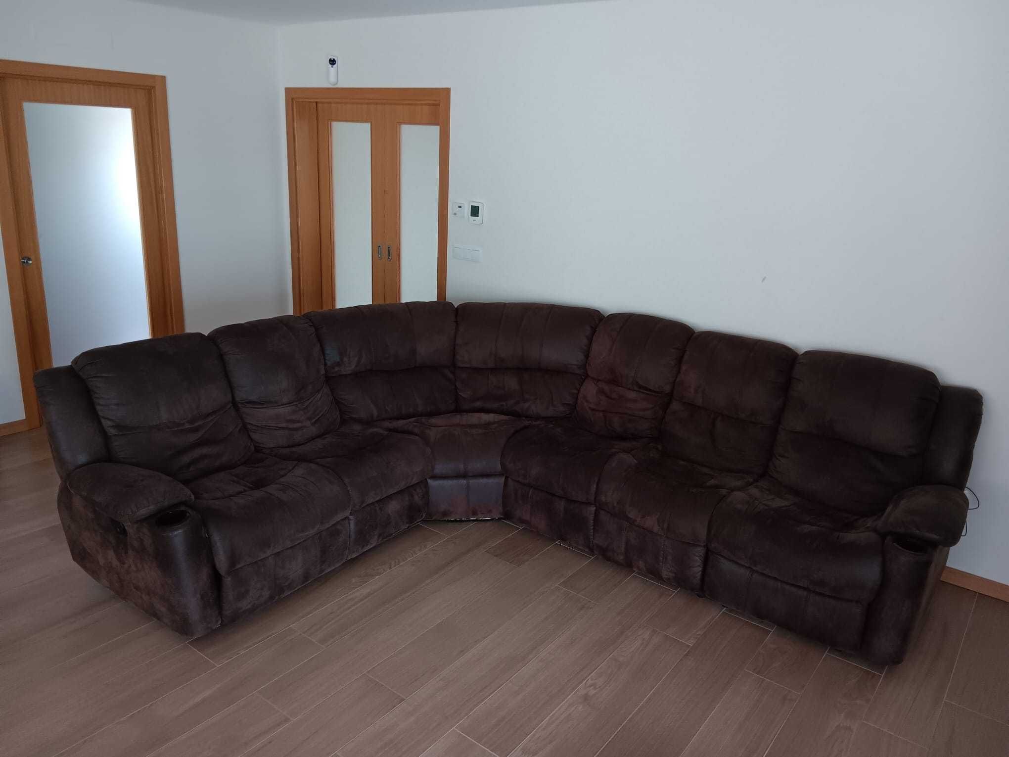 Sofá Modular de Canto 7 lugares Reversível 250x290