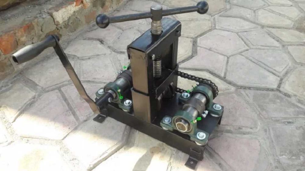 Трубогиб ручной профилегиб усиленный 50х50 трапециевидная резьба