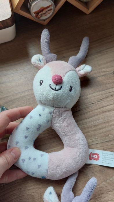 Smiki grzechotki, gryzak, wańka wstańka, renifer Oliwia