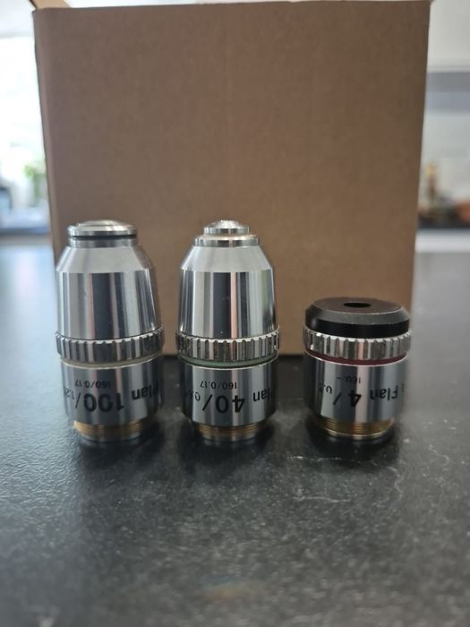 Obiektywy do mikroskopu Nikon Japan E Plan