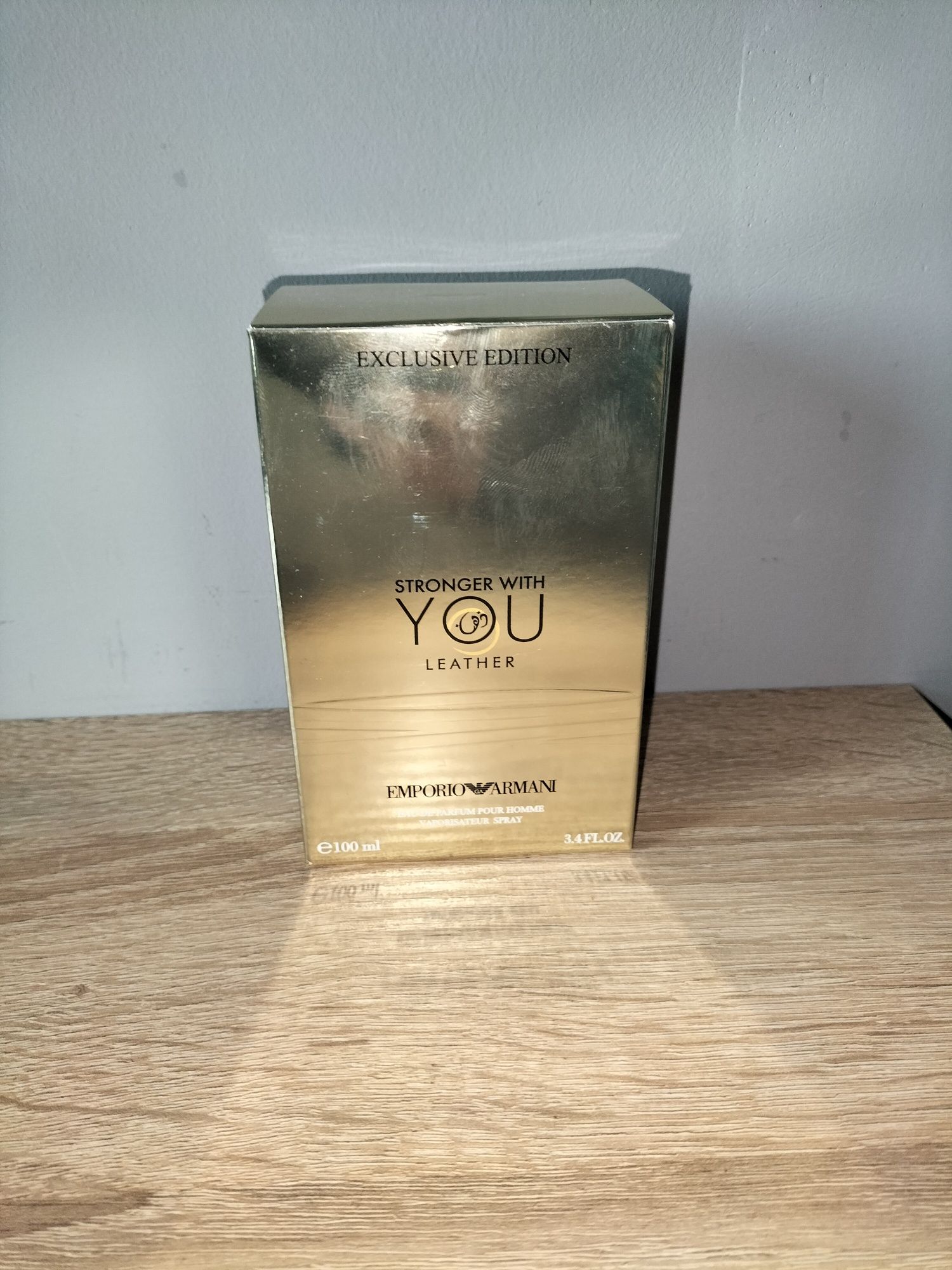 Emporio Armani stronger with you leather damski
