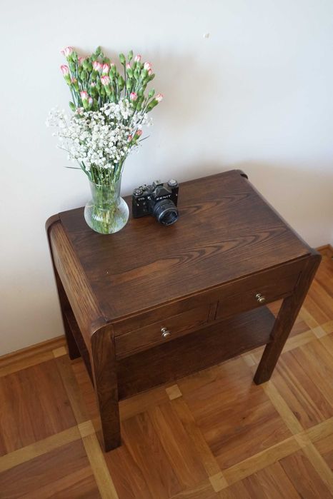 Stolik prl art deco vintage konsolka biurko model 640b